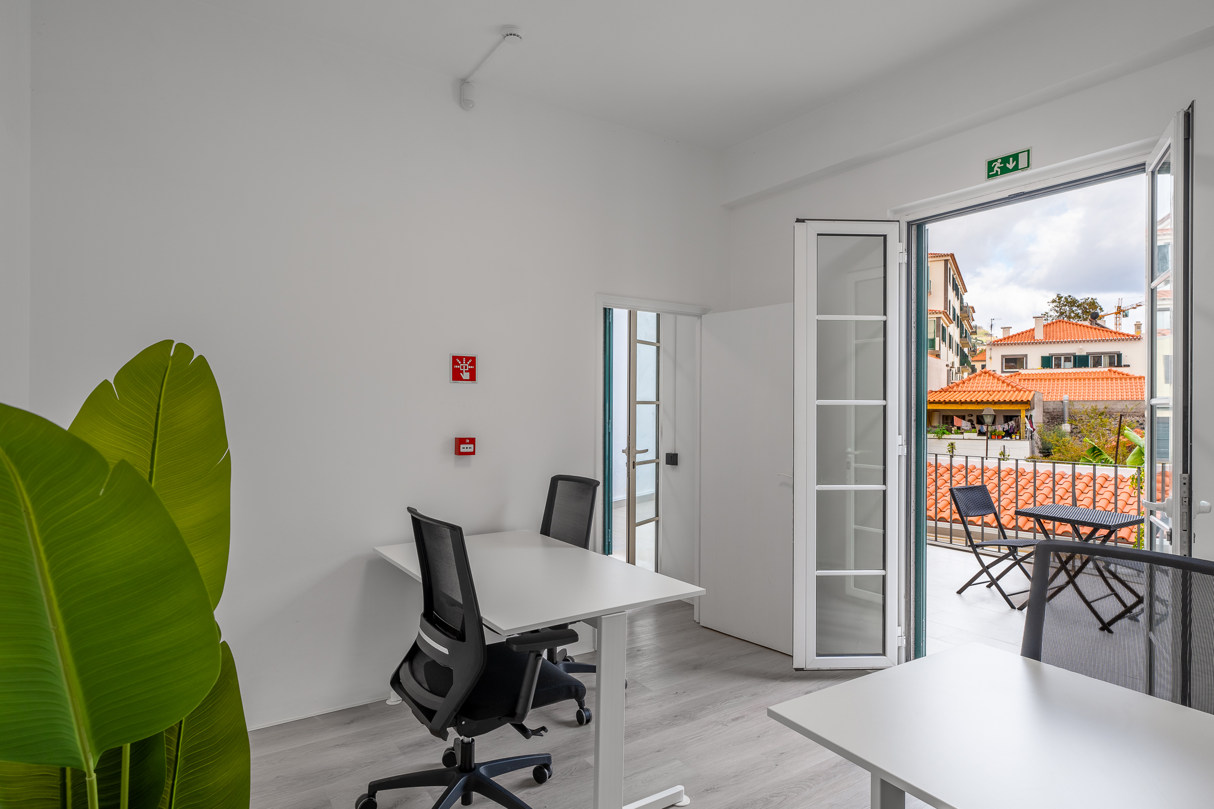 Hub Madeira office with balcony